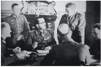 20 Απρίλη 1941. Ο προδότης στρατηγός Τσολάκογλου υπογράφει την παράδοση της Ελλάδας στους Γερμανούς