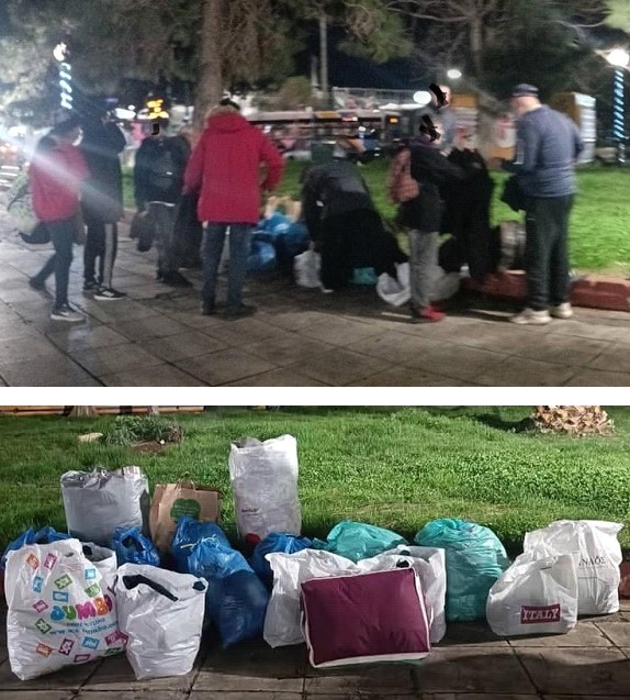 Ο Ρουβίκωνας προσφέρει ανάσες ανακούφισης σε άστεγους