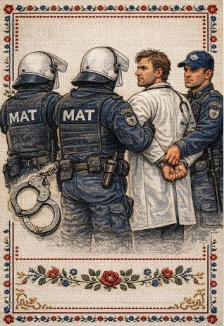 Ο “Φασίστας” Γεωργιάδης και η “Χάρη” που δεν έκανε: Μια Φαρσοκωμωδία στο ΕΣΥ