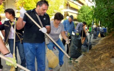 Οι κάτοικοι του Χαϊδαρίου καθαρίζουν την πόλη τους. “Θα συνεχίσουμε”, λέει ο δήμαρχος