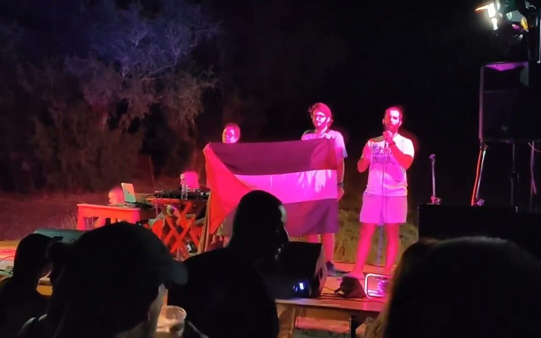 March to Gaza Greece στο 4ο Φεστιβάλ Ελεύθερης Παραλίας Ερεσού