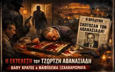 Σαν σήμερα, 43 χρόνια πριν: Η εκτέλεση του Τζώρτζη Αθανασιάδη στο γραφείο του – Μια «ανεξιχνίαστη» δολοφονία που μυρίζει βαθύ κράτος και μαφιόζικα ξεκαθαρίσματα19 Μαρτίου 1983.