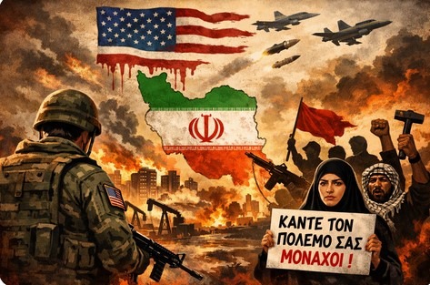 «Κάντε τον πόλεμό σας μονάχοι» – Για την ιμπεριαλιστική επέμβαση στο Ιράν