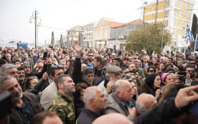«Φυγάδευσαν» τον Κέλλα – Δίωρη πολιορκία από εξαγριωμένους κτηνοτρόφους στη Μυτιλήνη