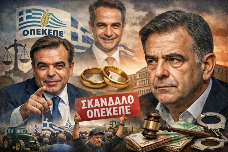 Κουμπάροι και ρουσφέτια στον ΟΠΕΚΕΠΕ: Ο Μητσοτάκης έβαλε υπουργό Αγροτικής Ανάπτυξης τον κουμπάρο του υπόδικου Μελά!