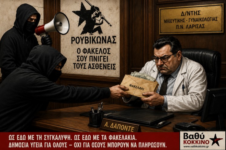 Το «φακελάκι» δεν είναι παρέκκλιση — είναι σύστημα σήψης και ατιμωρησίας