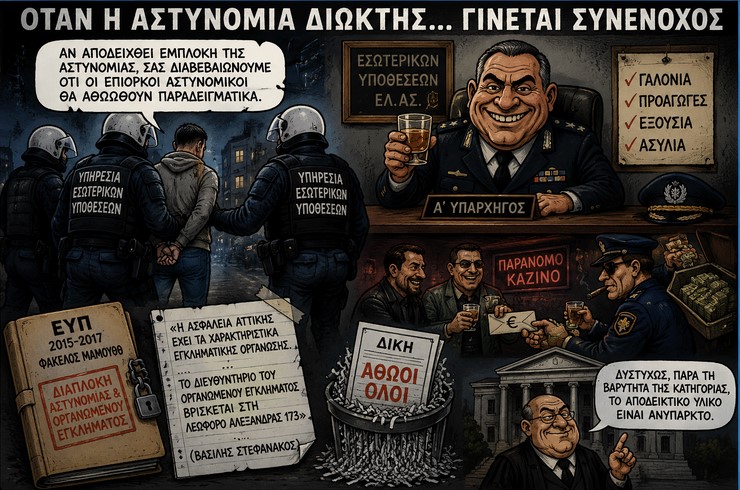 Η σαπίλα δεν αυτοκαθαρίζεται – Αποκαλύπτεται η δυσωδία που επικρατεί στην Υπηρεσία Εσωτερικών Υποθέσεων της ΕΛ.ΑΣ