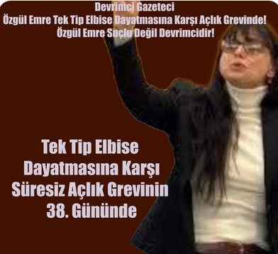 Η Επαναστάτρια δημοσιογράφος Oζγκιουλ Εμπε, κρατούμενη σε Γερμανικές φυλακές, βρίσκεται σε απεργία πείνας