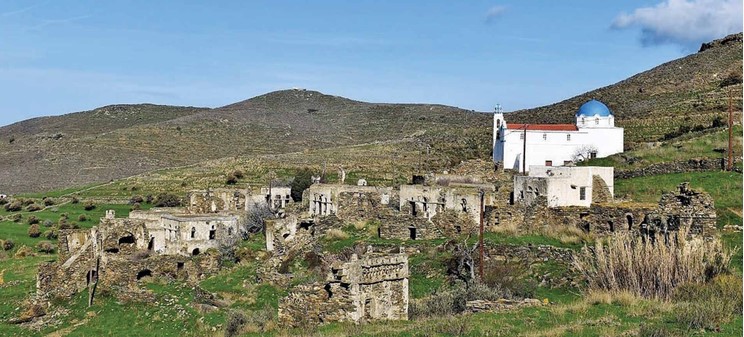Φωτογραφική λεηλασία με σφραγίδα Μαξίμου: Τσιμεντώνουν την Τήνο για χατίρι ενός ολιγάρχη