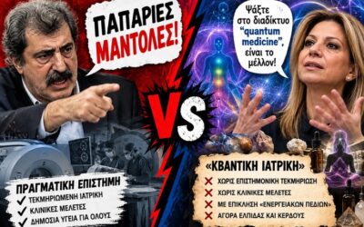 Από τα «κβαντικά πεδία» στις «παπαριές μάντολες»: Η πολιτική και επιστημονική κόντρα Καρυστιανού – Πολάκη και η παγίδα του ανορθολογισμού