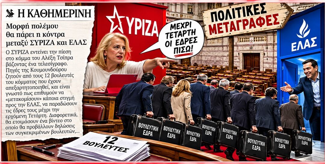 Πολιτικές μεταγραφές: Η αγωνία πολιτικάντηδων για την διατήρηση βουλευτικής έδρας