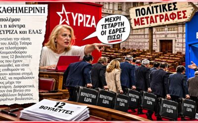 Πολιτικές μεταγραφές: Η αγωνία πολιτικάντηδων για την διατήρηση βουλευτικής έδρας