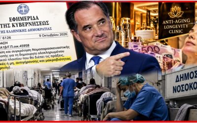 «Θεσμική ασυλία» στα κοράκια της «μακροβιότητας»: Όταν το ΦΕΚ γίνεται διαβατήριο για την αντιεπιστημονική απάτη, την ώρα που το ΕΣΥ καταρρέει