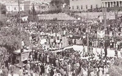 12 Οκτώβρη1944: η απελευθέρωση της Αθήνα και οι “φαύλοι που τρέχανε για το λουφέ”