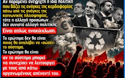 Όταν το σύστημα αλλάζει κοστούμι για να μείνει ίδιο – Σχολιάζοντας μια εκτίμηση του Δ. Κουτσούμπα