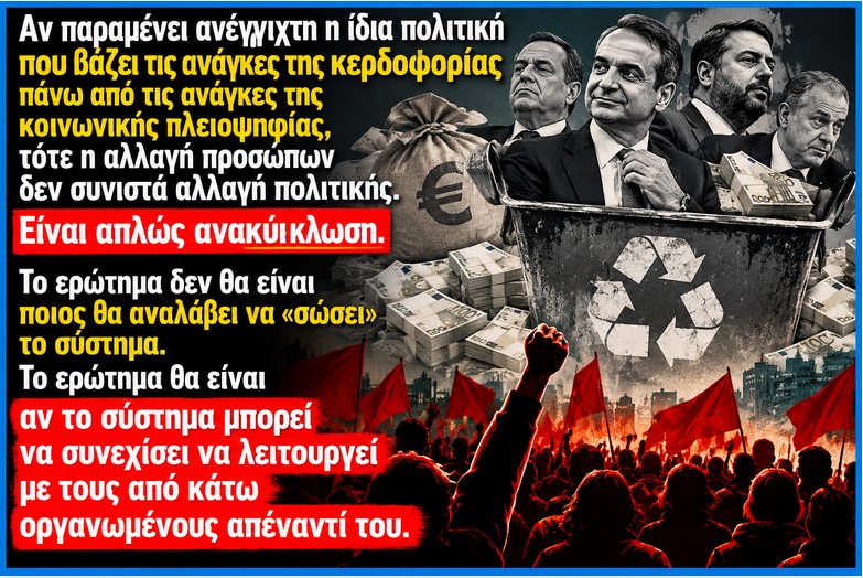 Όταν το σύστημα αλλάζει κοστούμι για να μείνει ίδιο – Σχολιάζοντας μια εκτίμηση του Δ. Κουτσούμπα