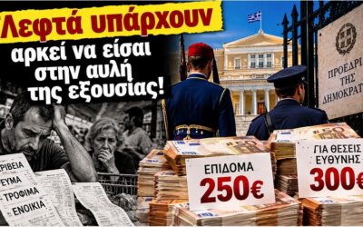 Λεφτά υπάρχουν – αρκεί να είσαι στην αυλή της εξουσίας!