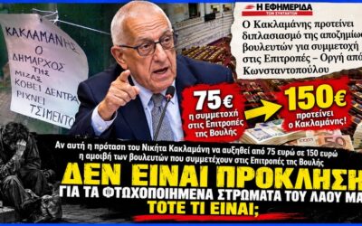 Ενας λαός που πρέπει να κάνει συνεχώς περικοπές για να τα βγάλει πέρα και από την άλλη ένα αστικό πολιτικό προσωπικό πολιτικό που εμφανίζεται να συζητά αυξήσεις για τους δικούς του μισθούς.